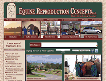 Tablet Screenshot of equinereproduction.com